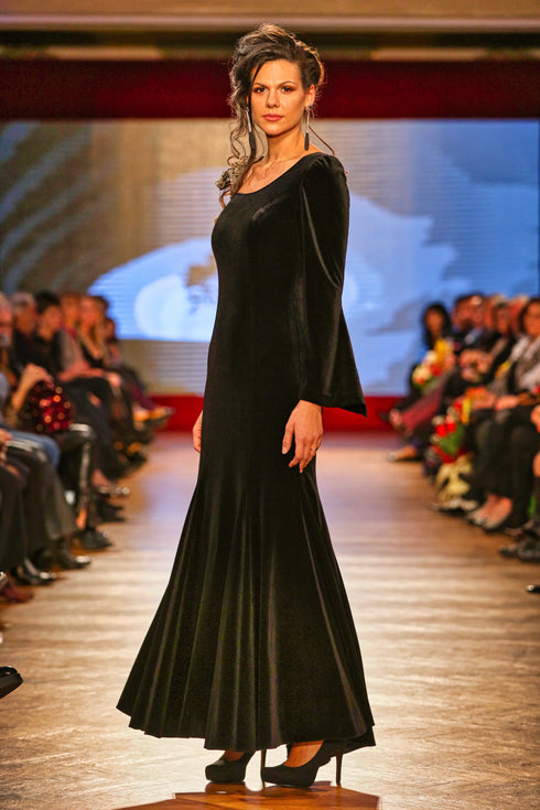 Rochie catifea G5703